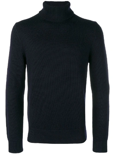 Shop Nn07 Turtleneck Knit Sweater - Blue