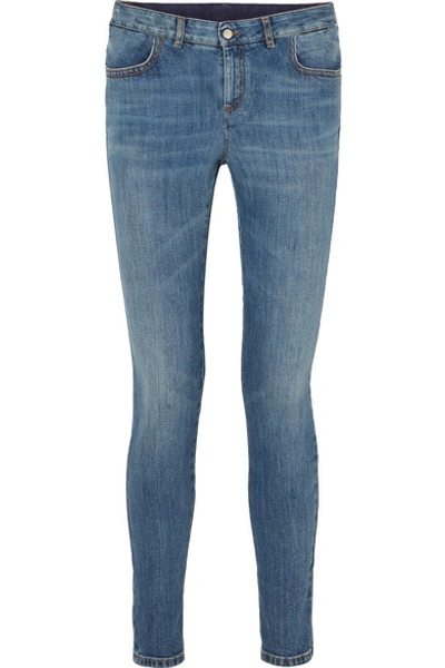 Shop Stella Mccartney Mid-rise Skinny Jeans In Blue