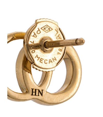 Shop Hadar Nornberg Gold Tracing Circular Earrings