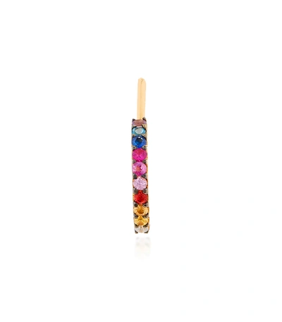 Shop Ana Khouri Multicolor Unit Norah Earring In Gold