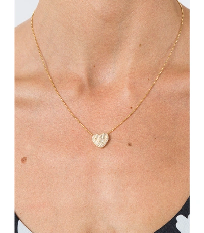 Shop Anita Ko Gold Diamond Heart Necklace