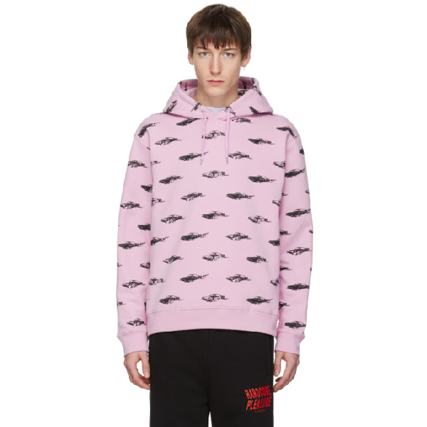 alexander mcqueen pink hoodie