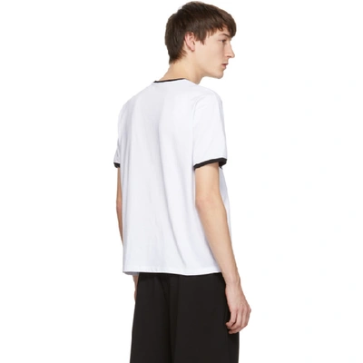 Shop Mcq By Alexander Mcqueen Mcq Alexander Mcqueen White Racing Santa Rosa T-shirt In 9000optwht