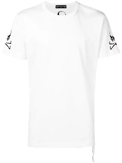 Shop Mastermind Japan Skull Print T-shirt - White
