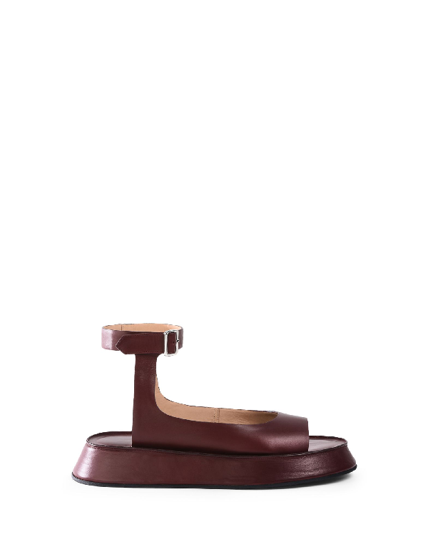 jil sander platform sandals