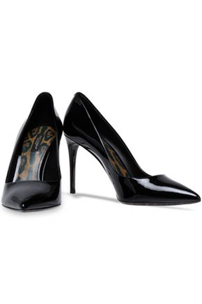 Shop Dolce & Gabbana Patent-leather Pumps In Black