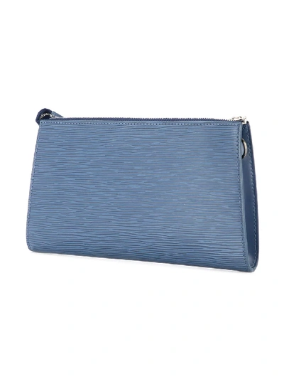 Shop Pre-owned Louis Vuitton Vintage Pochette Shoulder Bag - Blue