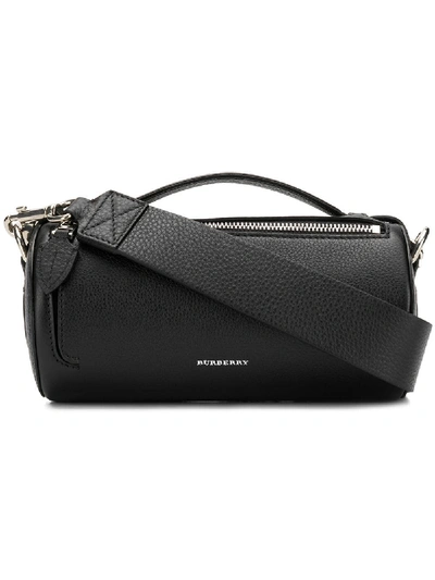 Shop Burberry The Barrel Bag - Black