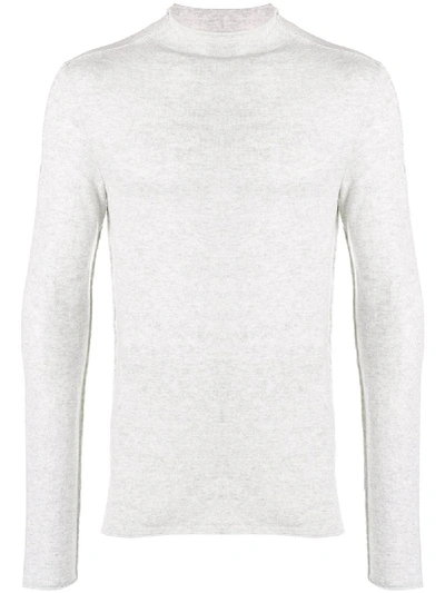 Shop Transit Slim-fit Sweater - Grey