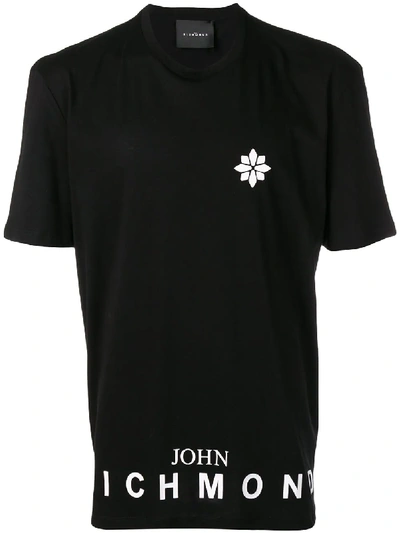 Shop John Richmond Logo T-shirt - Black