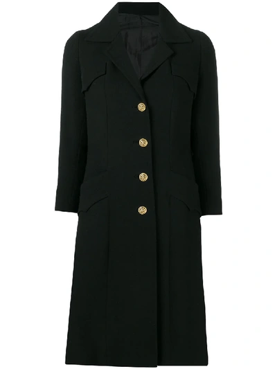 Shop A.n.g.e.l.o. Vintage Cult 1960's Multiple Pockets Coat - Black