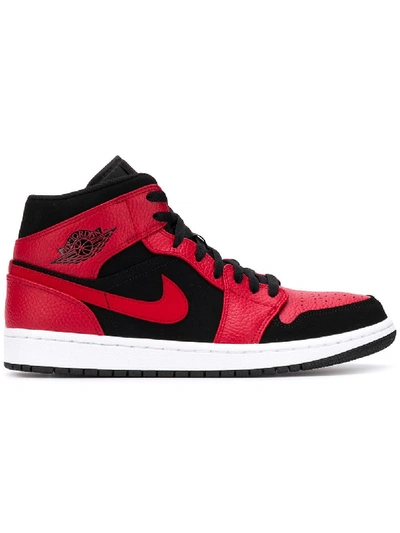 Shop Nike Air Jordan 1 Mid Sneakers - Red