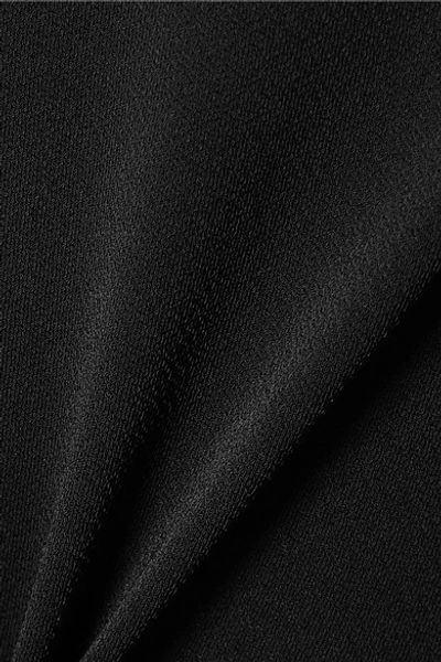Shop Marc Jacobs Cutout Stretch-crepe Maxi Dress In Black