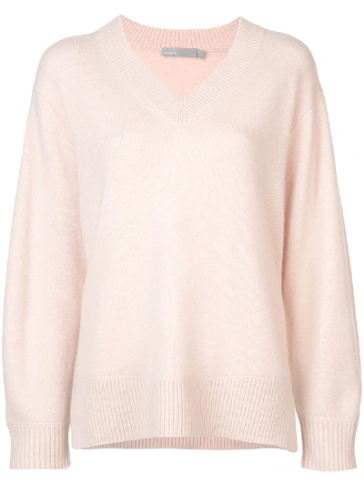 Shop Vince Loose-fit Cashmere Sweater - Pink