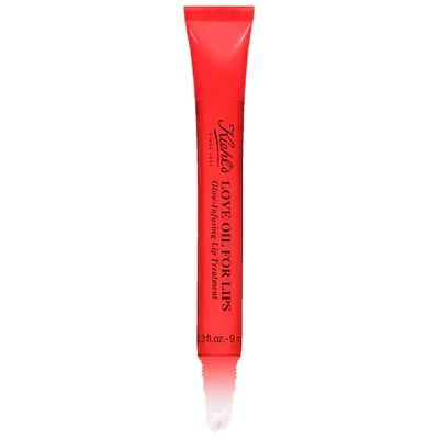 Shop Kiehl's Since 1851 1851 Love Oil For Lips Glow-infusing Lip Treatment Apothecary Cherry 0.3 oz/ 9 ml