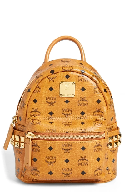 Mcm 'x Mini - Stark' Backpack - Brown In Cognac | ModeSens