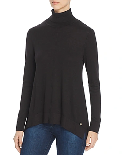 Shop Donna Karan New York Turtleneck Sweater In Black
