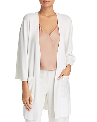 Shop Le Gali Rona Sequin-pocket Open Cardigan - 100% Exclusive In Ivory
