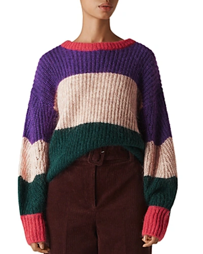 Shop Whistles Sophia Striped Sweater In Multicolor