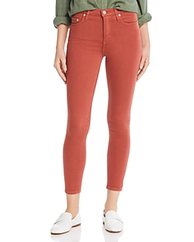 Shop Nobody Cult Skinny Ankle Jeans In Holiday Terracotta