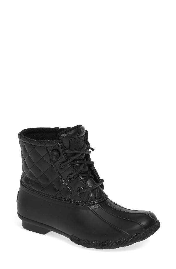 sperry quilted waterproof boots