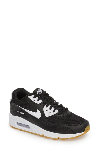 Shop Nike 'air Max 90' Sneaker In Black/ Gum Light Brown/ White