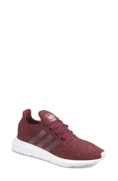 Shop Adidas Originals Swift Run Sneaker In Maroon/ Maroon/ White