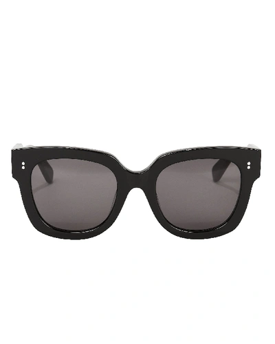 Shop Chimi Eyewear 008 Berry Square Sunglasses In Black