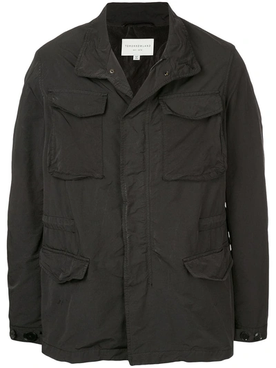 Shop Tomorrowland Short Buttoned Jacket - Black