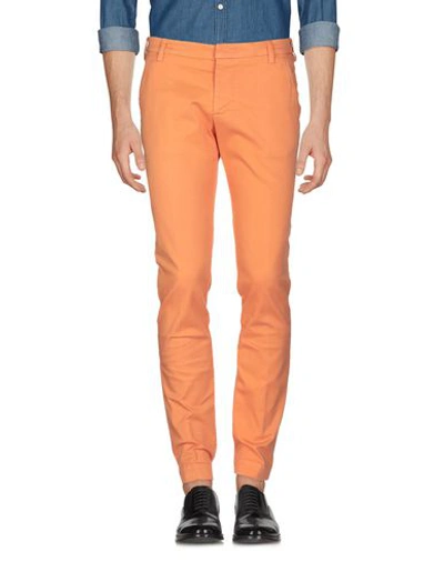 Shop Entre Amis Casual Pants In Orange