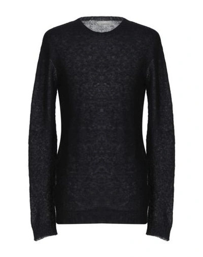 Shop Laneus Sweater In Dark Blue
