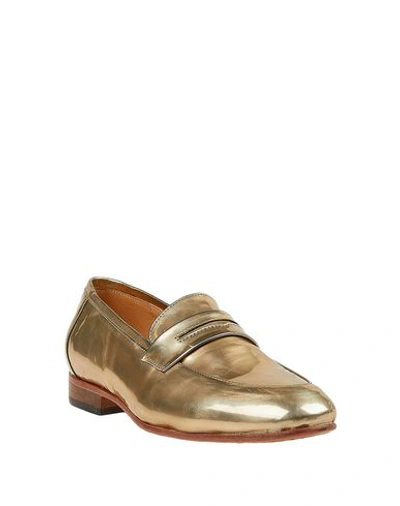 Shop Dieppa Restrepo Loafers In Gold
