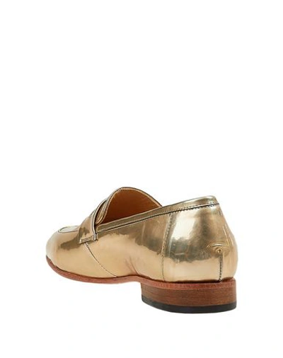 Shop Dieppa Restrepo Loafers In Gold