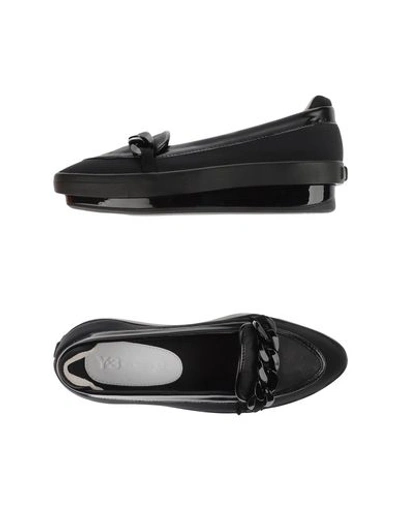 Shop Y-3 Loafers In Black