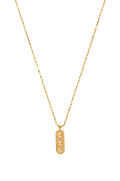 Shop Five And Two Anika Necklace In Metallic Gold.