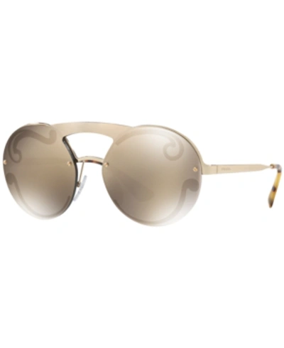 Shop Prada Sunglasses, Pr 65ts In Gold