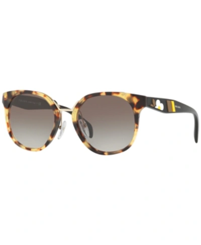 Shop Prada Sunglasses, Pr 17ts In Brown/grey Gradient