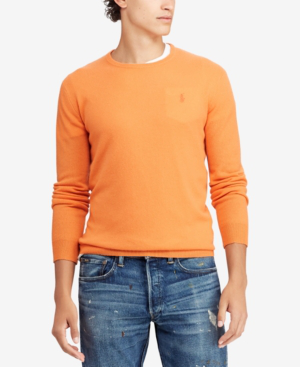 polo ralph lauren orange sweater