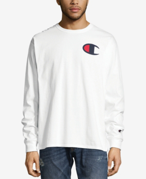 champion long sleeve shirt mens