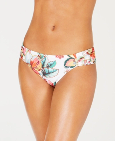 Shop Becca Emma Printed Hipster Bikini Bottoms Women's Swimsuit In Multi
