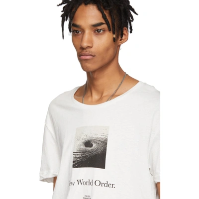 Shop Ksubi White New World Order T-shirt