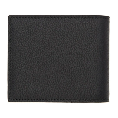 Shop Alexander Mcqueen Black Money Clip Bifold Wallet In 1000 Black