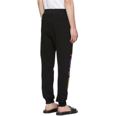 Shop Versace Black Vintage Logo Lounge Pants In A008 Black