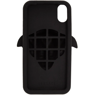 Shop Versace Black 3d Medusa Iphone X Case