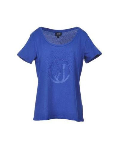 Shop Armani Jeans T-shirt In Blue