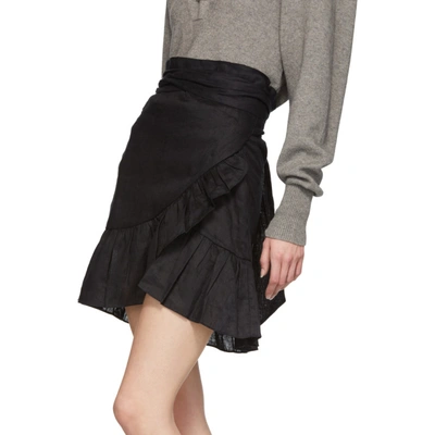 Shop Isabel Marant Étoile Isabel Marant Etoile Black Tempster Miniskirt In 01bk Black
