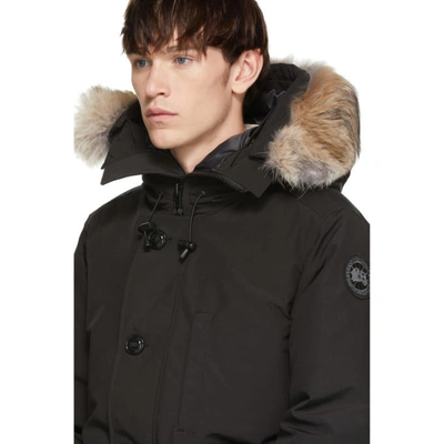 Shop Canada Goose Black Black Label Down Chateau Parka