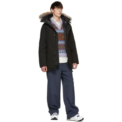 Shop Canada Goose Black Black Label Down Chateau Parka