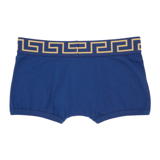 Versace Underwear Blue Medusa Boxer Briefs In A85k Blue | ModeSens