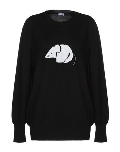 Shop Loewe Sweater In Black
